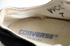 画像5: 90s USA製 CONVERSEコンバース ALL STARオールスター Low 黒 7 (5)