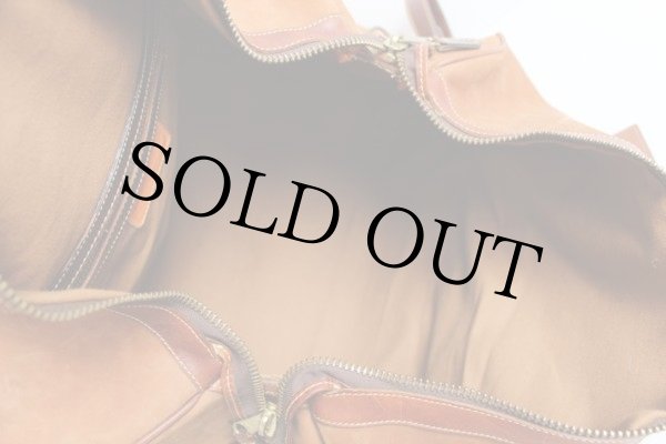 USA製 Timberlandティンバーランド ヌバックレザー ボストンバッグ 茶