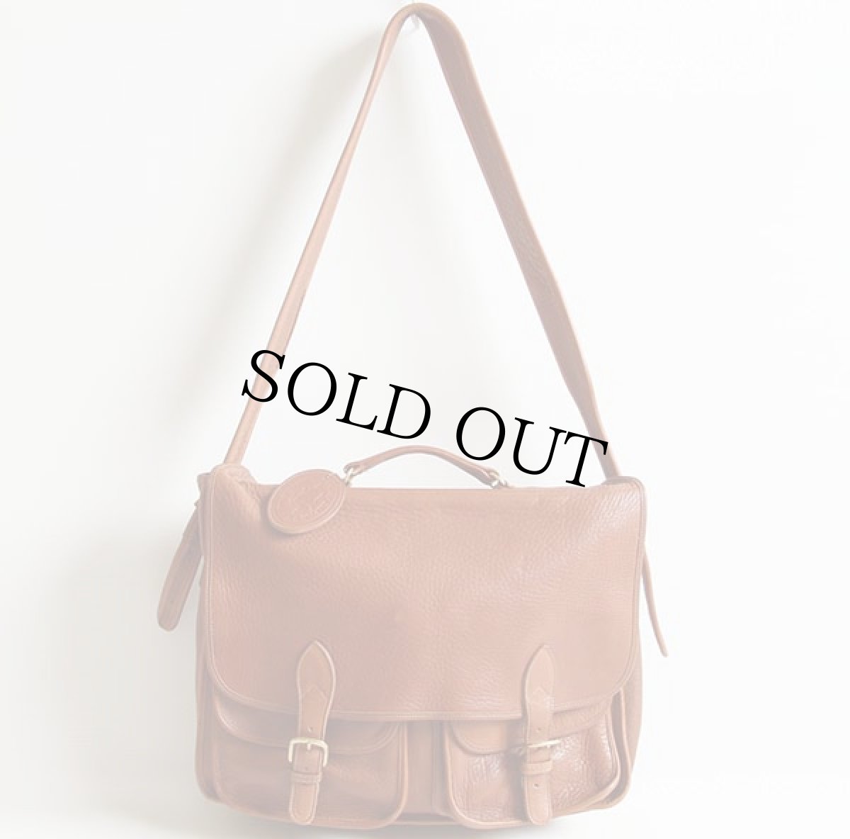 画像3: PONY EXPRESS U.S.MAIL レザー メールバッグ 茶 (3)