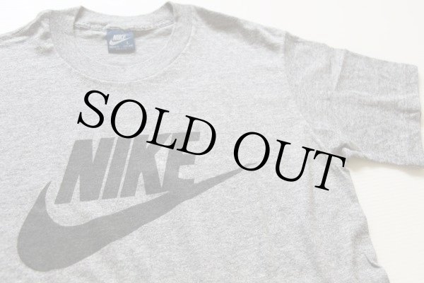 80s USA製 NIKEナイキ ロゴ Tシャツ 杢グレー L - Sixpacjoe Web Shop 80s USA製 NIKEナイキ ロゴ Tシャツ 杢グレー L - Sixpacjoe Web Shop