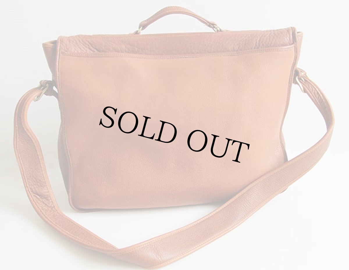 画像2: PONY EXPRESS U.S.MAIL レザー メールバッグ 茶 (2)