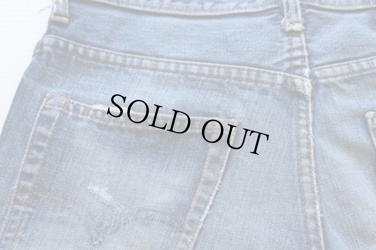 画像7: 70s LEVI'Sリーバイス 517 BIGE デニムパンツ w29★ブーツカット (7)