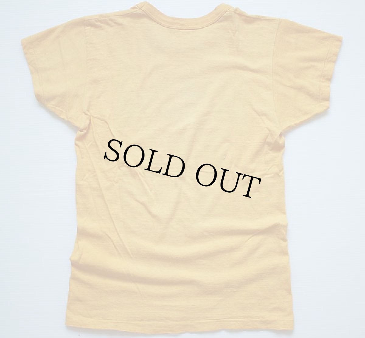 画像3: 60s U.S. AIR FORCE 染み込みプリント コットンTシャツ 黄 (3)