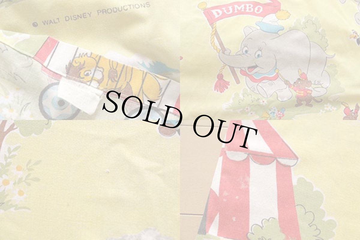 画像3: 70s SEARS DUMBOダンボ フラットシーツ (3)