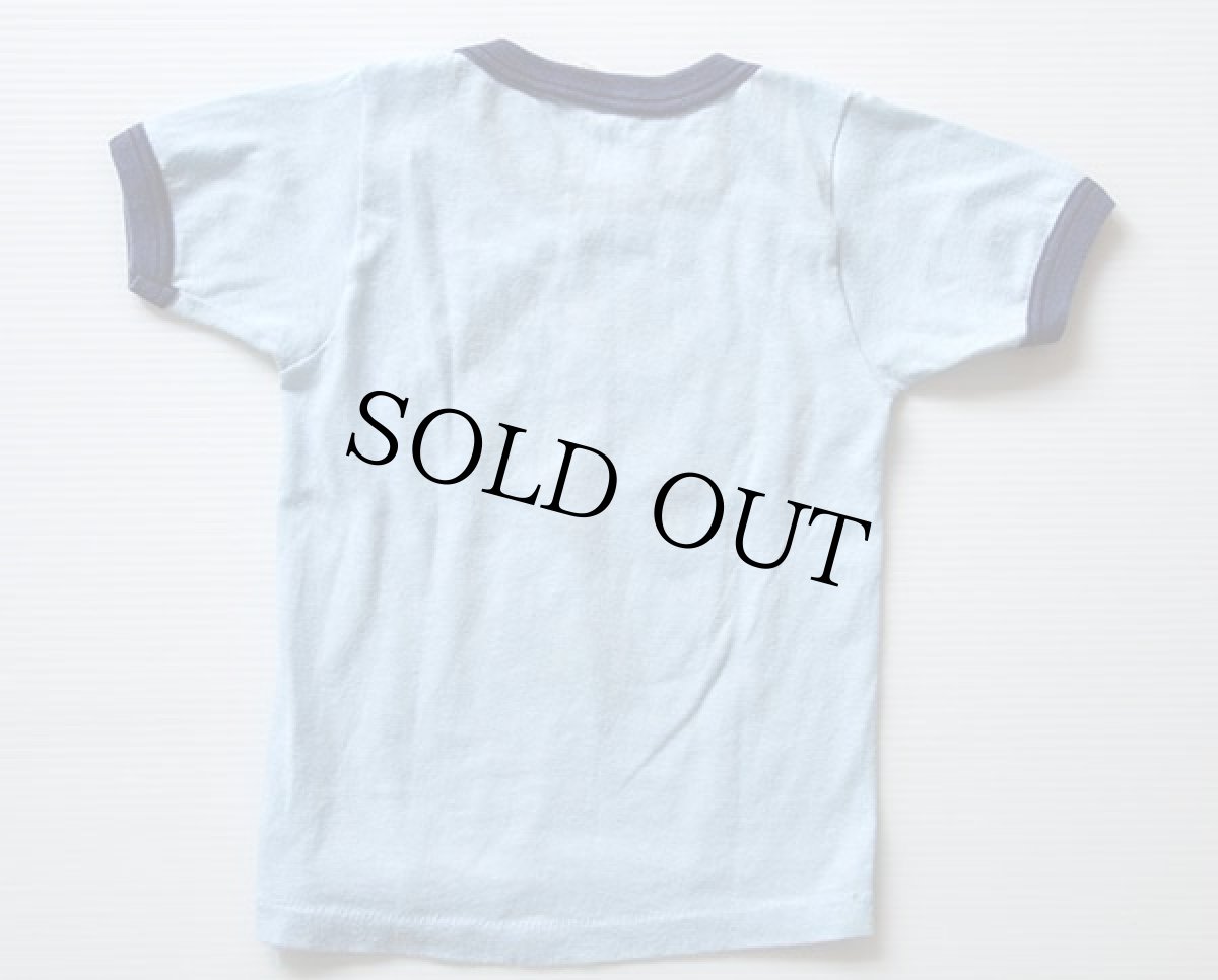 画像2: 80s NIAGARA FALLS CANADA リンガーTシャツ 水色×紺 キッズ (2)