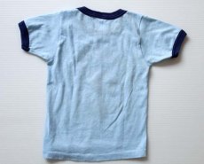 画像2: 80s NIAGARA FALLS CANADA リンガーTシャツ 水色×紺 キッズ (2)