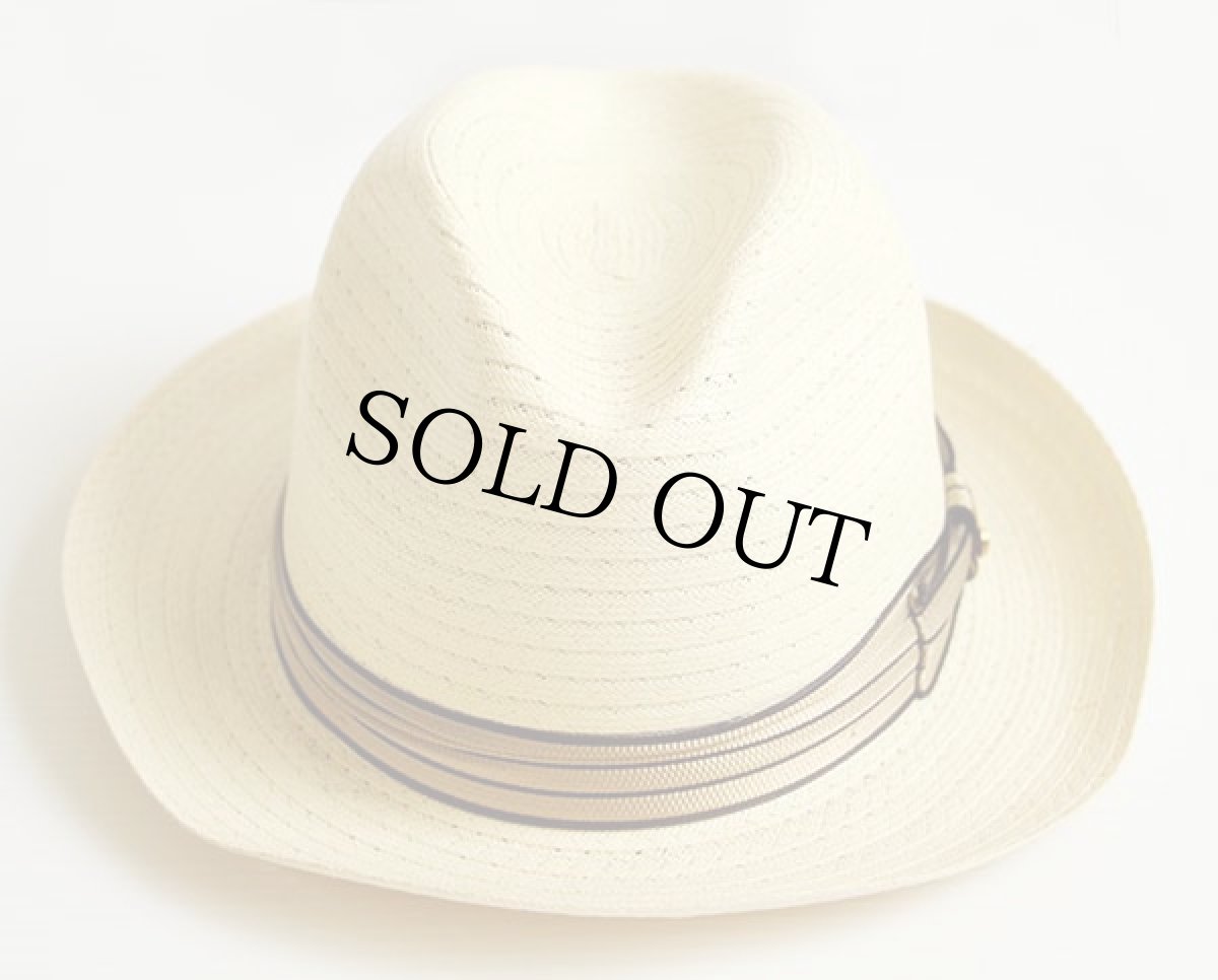 画像2: デッドストック★カナダ製 BILTMORE 中折れ ストローハット ナチュラル 7 5/8 61 (2)