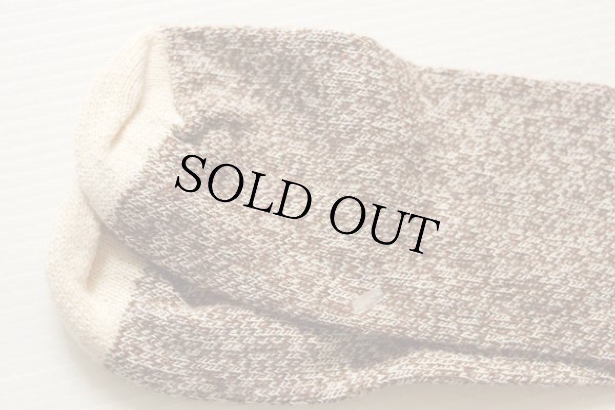 画像3: 未使用★レッドヒール ソックス 霜降り茶★靴下 ソックモンキー (3)