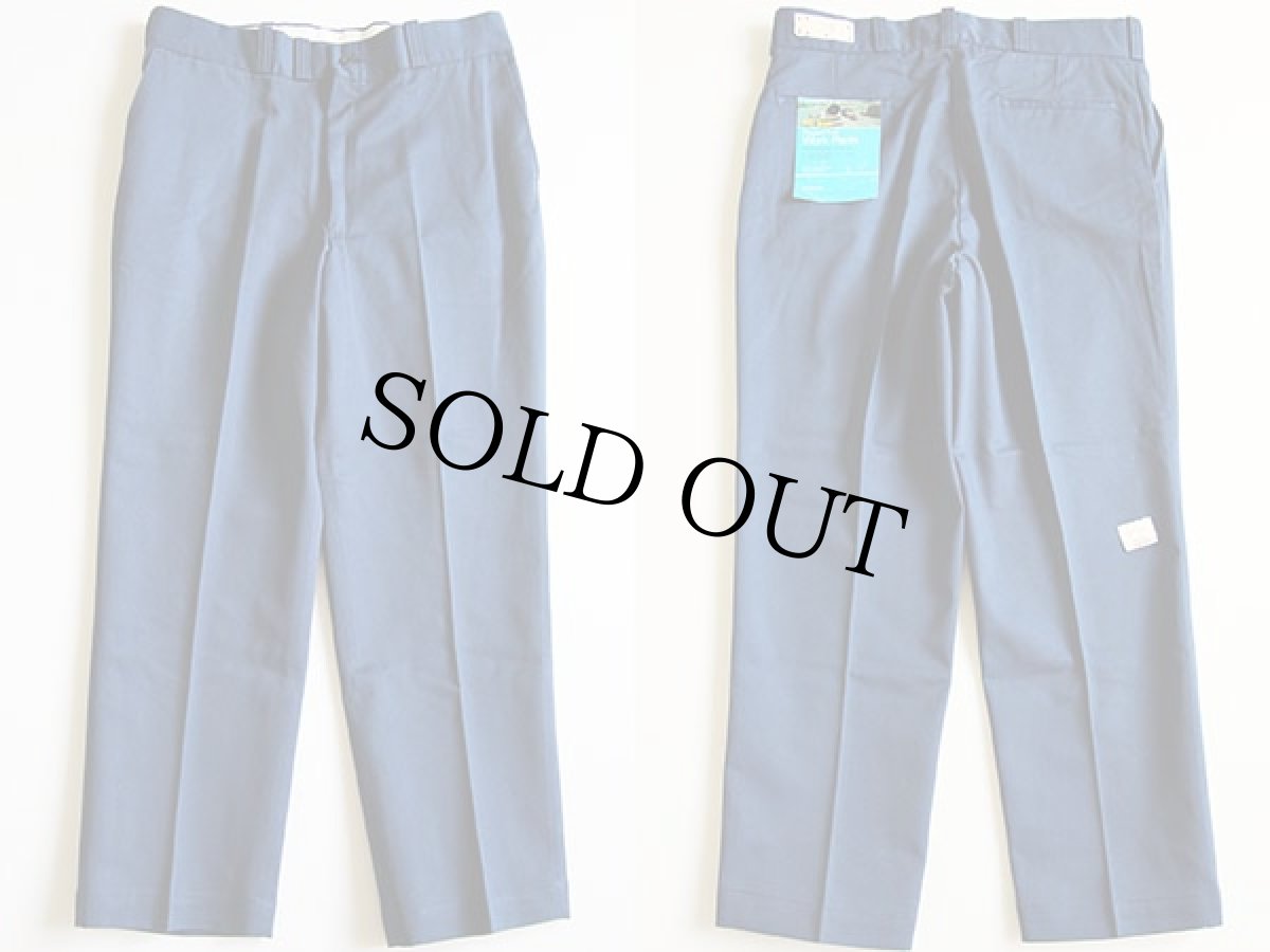 画像2: デッドストック★70s JCPenney BIGMACビッグマック ワークパンツ 紺 38 (2)