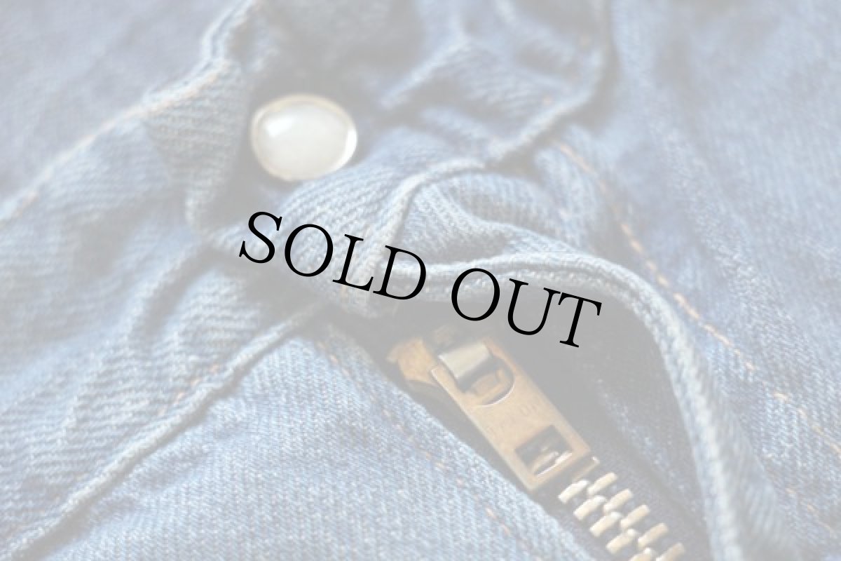 画像5: 60s DICKSON JENKINS インディゴ デニムパンツ w28 (5)