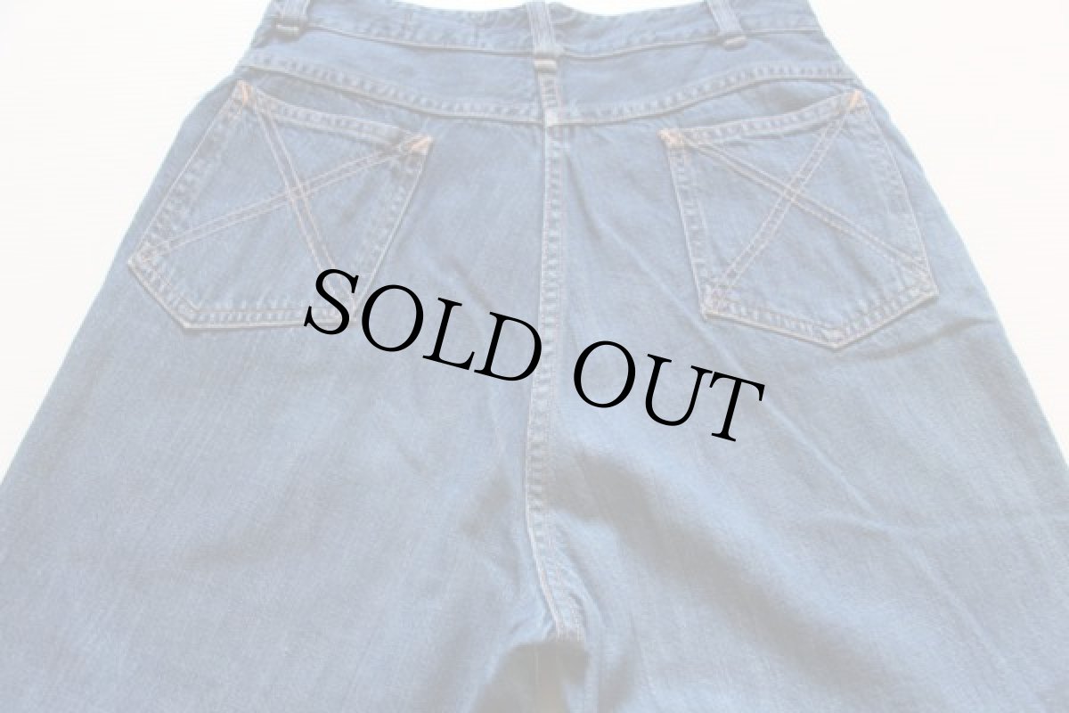 画像3: 60s DICKSON JENKINS インディゴ デニムパンツ w28 (3)