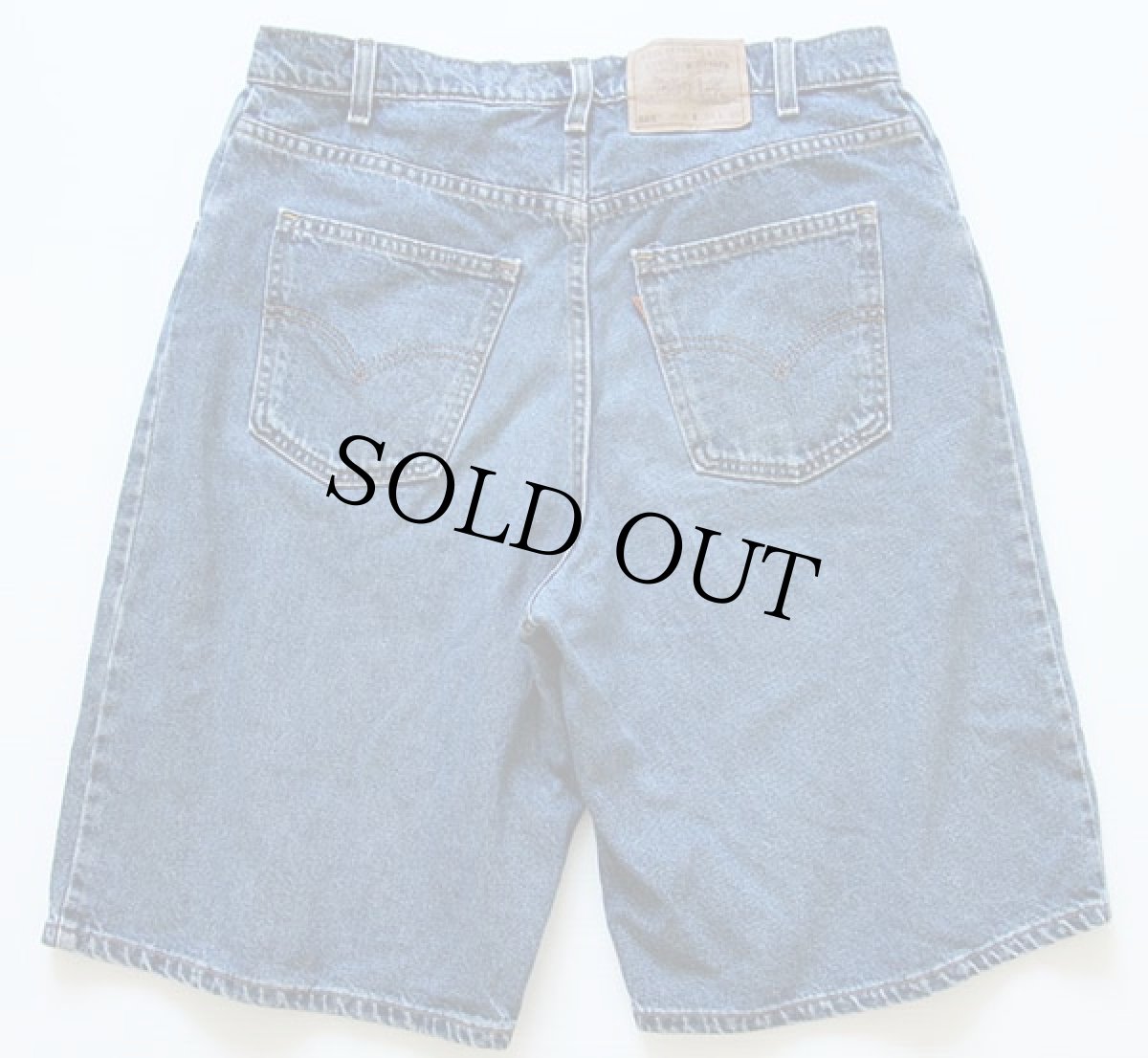 画像2: 90s USA製 Levi'sリーバイス 565 デニム ショートパンツ w34★ショーツ (2)