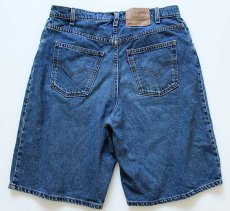 画像2: 90s USA製 Levi'sリーバイス 565 デニム ショートパンツ w34★ショーツ (2)