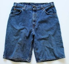 画像1: 90s USA製 Levi'sリーバイス 565 デニム ショートパンツ w34★ショーツ (1)