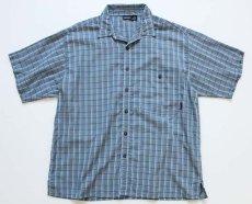 画像1: patagoniaパタゴニア チェック 半袖 シアサッカーシャツ L (1)