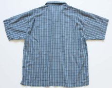 画像2: patagoniaパタゴニア チェック 半袖 シアサッカーシャツ L (2)