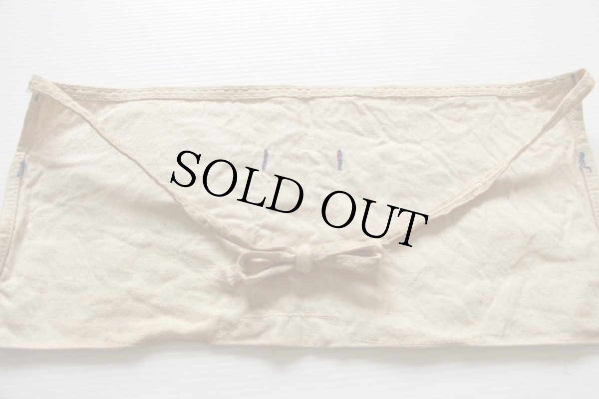 画像2: ビンテージ LAMPERT LUMBER キャンバス ワークエプロン 生成り (2)