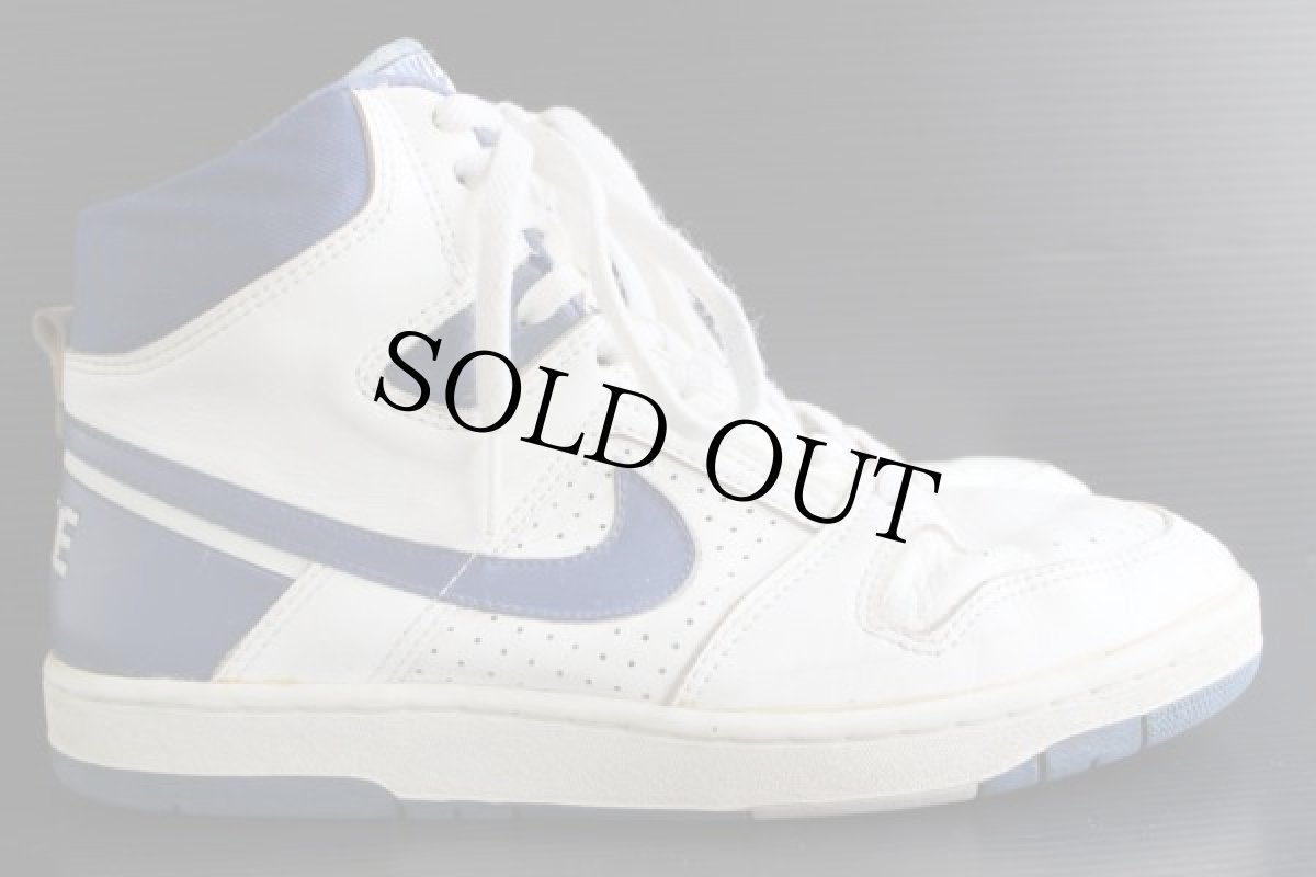 画像3: 80s NIKEナイキ DELTA FORCE AC デルタフォース Hi 白×青 9.5 (3)