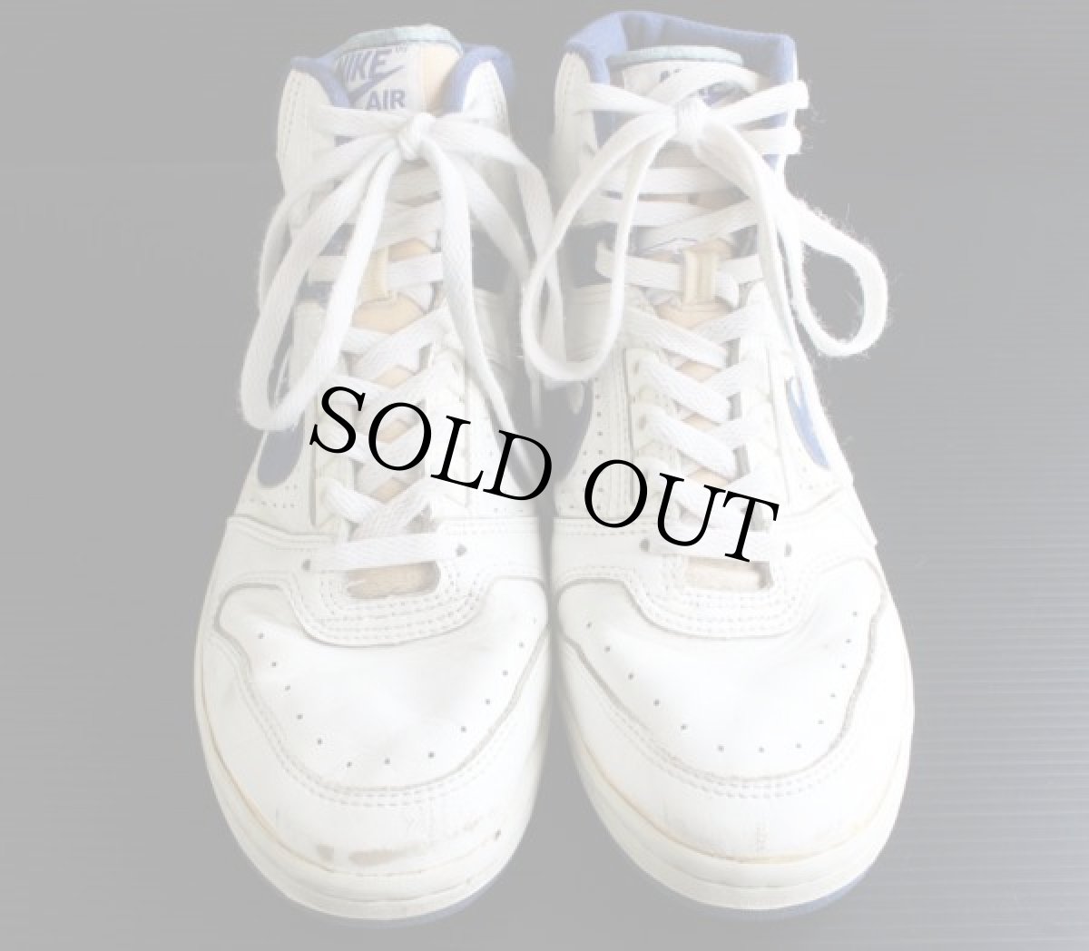 画像4: 80s NIKEナイキ DELTA FORCE AC デルタフォース Hi 白×青 9.5 (4)