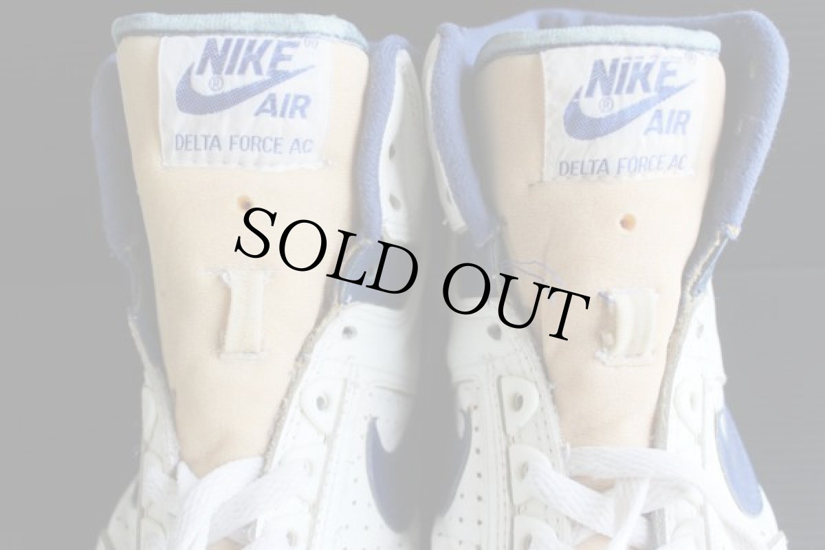 画像6: 80s NIKEナイキ DELTA FORCE AC デルタフォース Hi 白×青 9.5 (6)