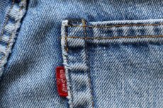 画像4: 70s USA製 Levi'sリーバイス 505 66後期 ダメージ デニムパンツ w32 L34 (4)