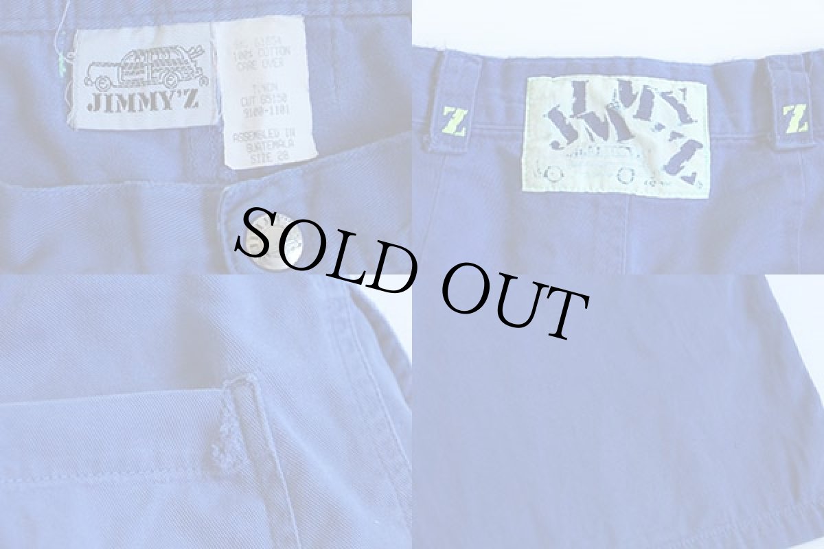 画像3: 80s JIMMY'Zジミーズ コットン ショートパンツ 青 28★ショーツ (3)