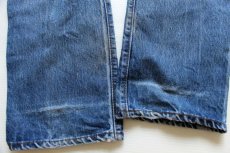 画像8: 70s USA製 Levi'sリーバイス 505 66後期 ダメージ デニムパンツ w32 L34 (8)