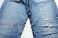 画像7: 70s USA製 Levi'sリーバイス 505 66後期 ダメージ デニムパンツ w32 L34 (7)