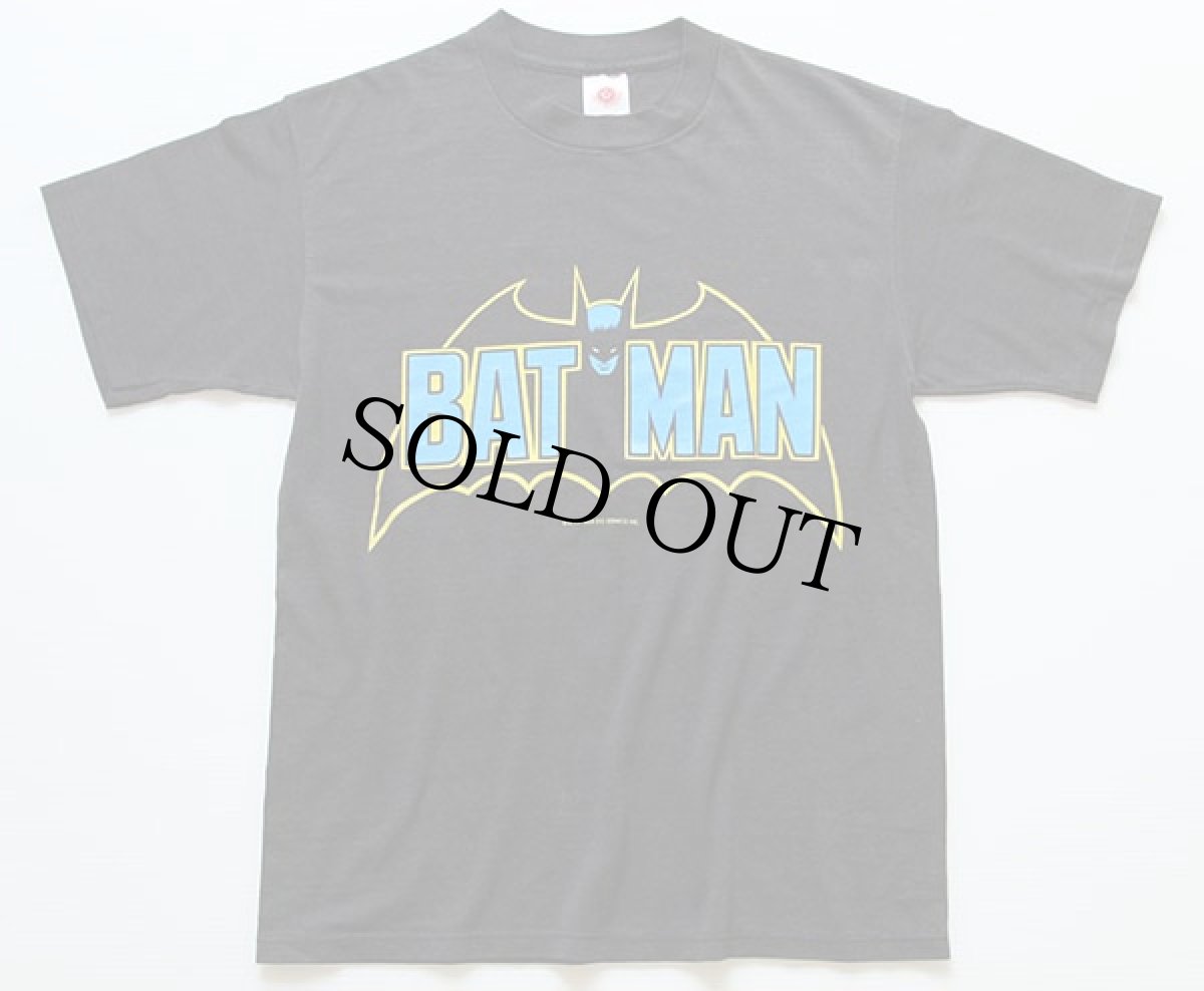 画像2: 80s USA製 BATMANバットマン Tシャツ 黒 L (2)