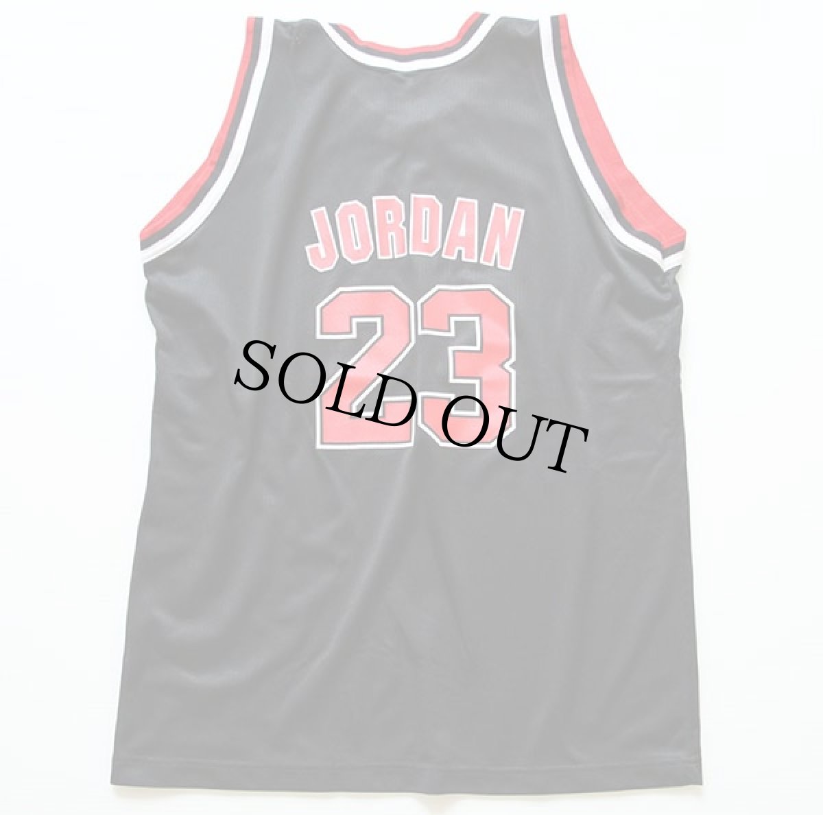 画像2: Championチャンピオン NBA BULLS シカゴ ブルズ JORDAN ジョーダン 23 ユニフォーム 黒×赤×白 ボーイズXL (2)