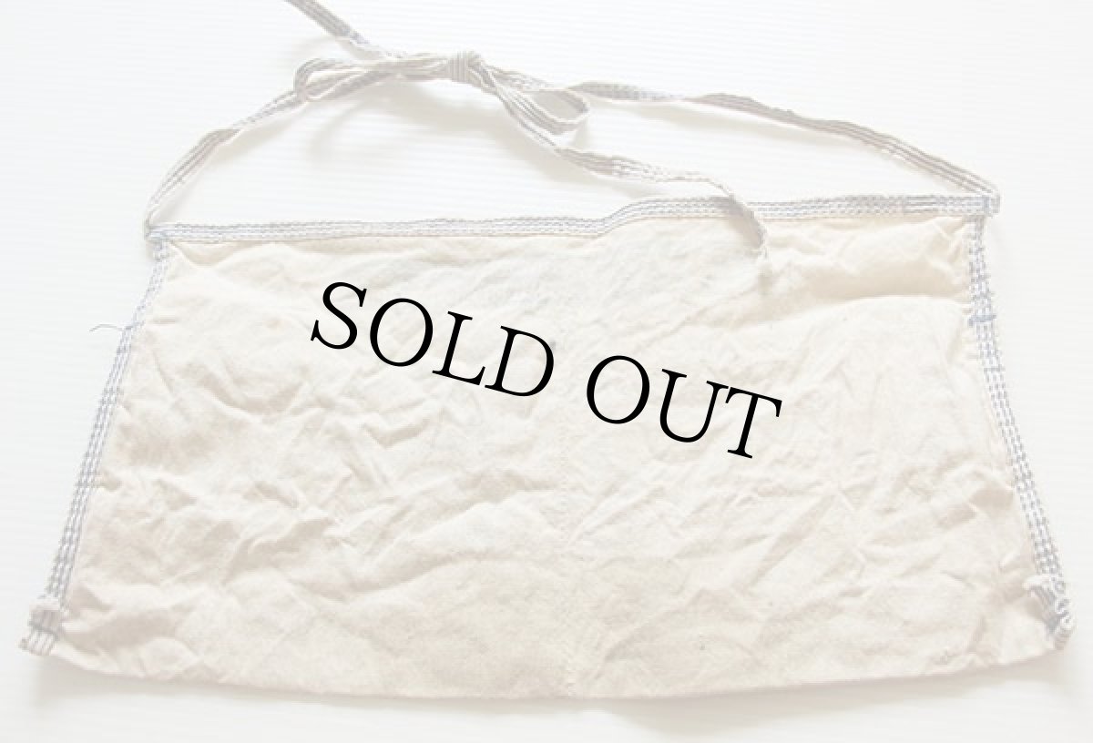 画像2: ビンテージ MATH WORMS LUMBER キャンバス ワークエプロン 生成り (2)