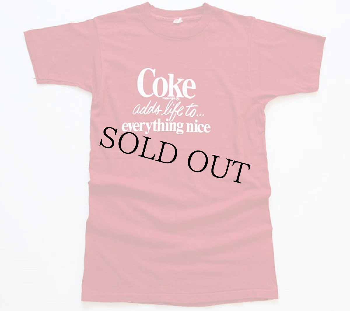 画像2: 70s USA製 Coke コカコーラ Tシャツ 赤 L (2)