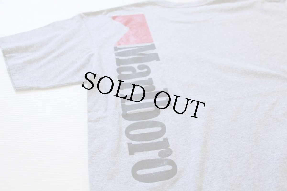 画像4: デッドストック★90s USA製 Marlboro マルボロ ロゴ ポケットTシャツ グレー XL (4)