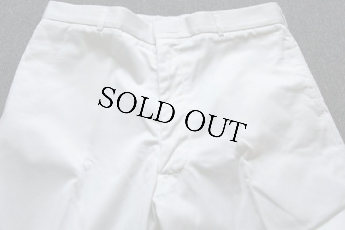 画像2: 80s 米軍 ホワイト トラウザーズ 36R★A (2)