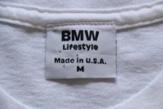画像3: 90s USA製 BMW ロゴ コットンTシャツ 白 M (3)