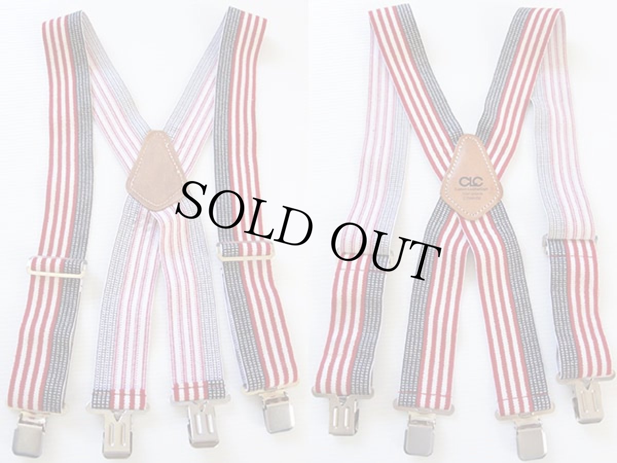 画像2: Custom Leather Craft 星条旗柄 クリップ式 サスペンダー★907 (2)