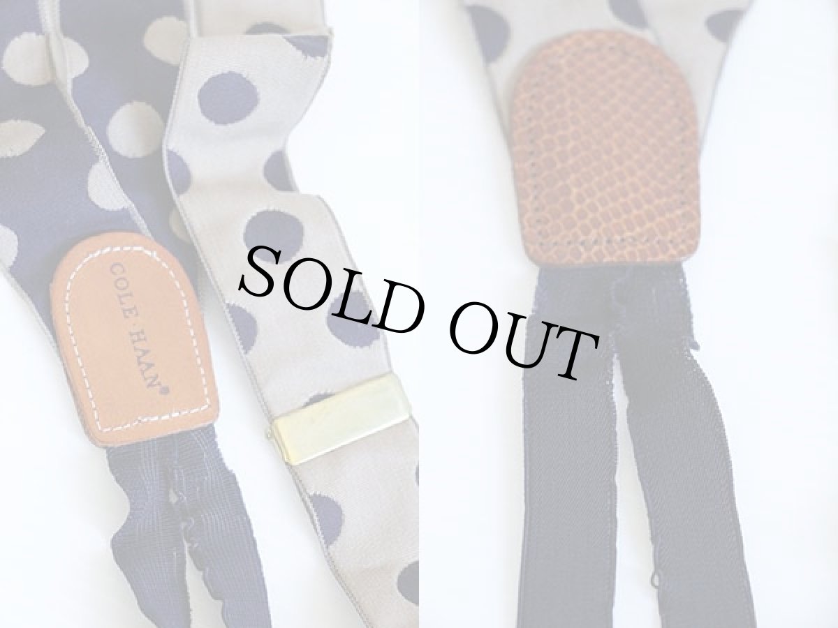 画像3: COLE-HAANコールハーン ドット柄 ボタンタブ式 サスペンダー★887 (3)