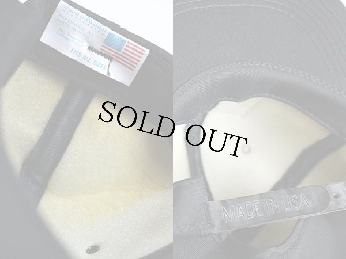 画像3: デッドストック★80s USA製 CAT キャタピラー パッチ付き キャップ 黒 (3)