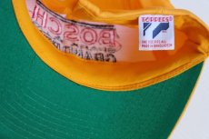 画像3: 90s BOSCHボッシュ SPARK PLUG TOYOTAトヨタ ロゴ刺繍 コットンキャップ 黄 (3)