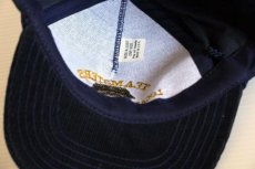画像3: デッドストック★80s USA製 TEAMSTERS ロゴ刺繍 コーデュロイキャップ 紺 (3)
