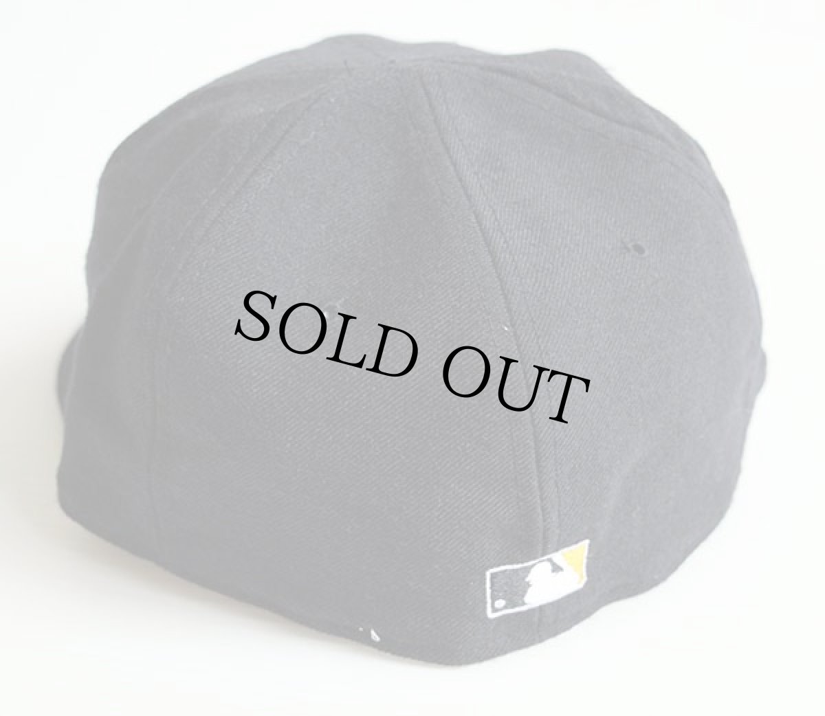 画像2: 90s USA製 NEW ERA MLB Pittsburgh Pirates ウール ベースボールキャップ 黒 7 1/8 (2)