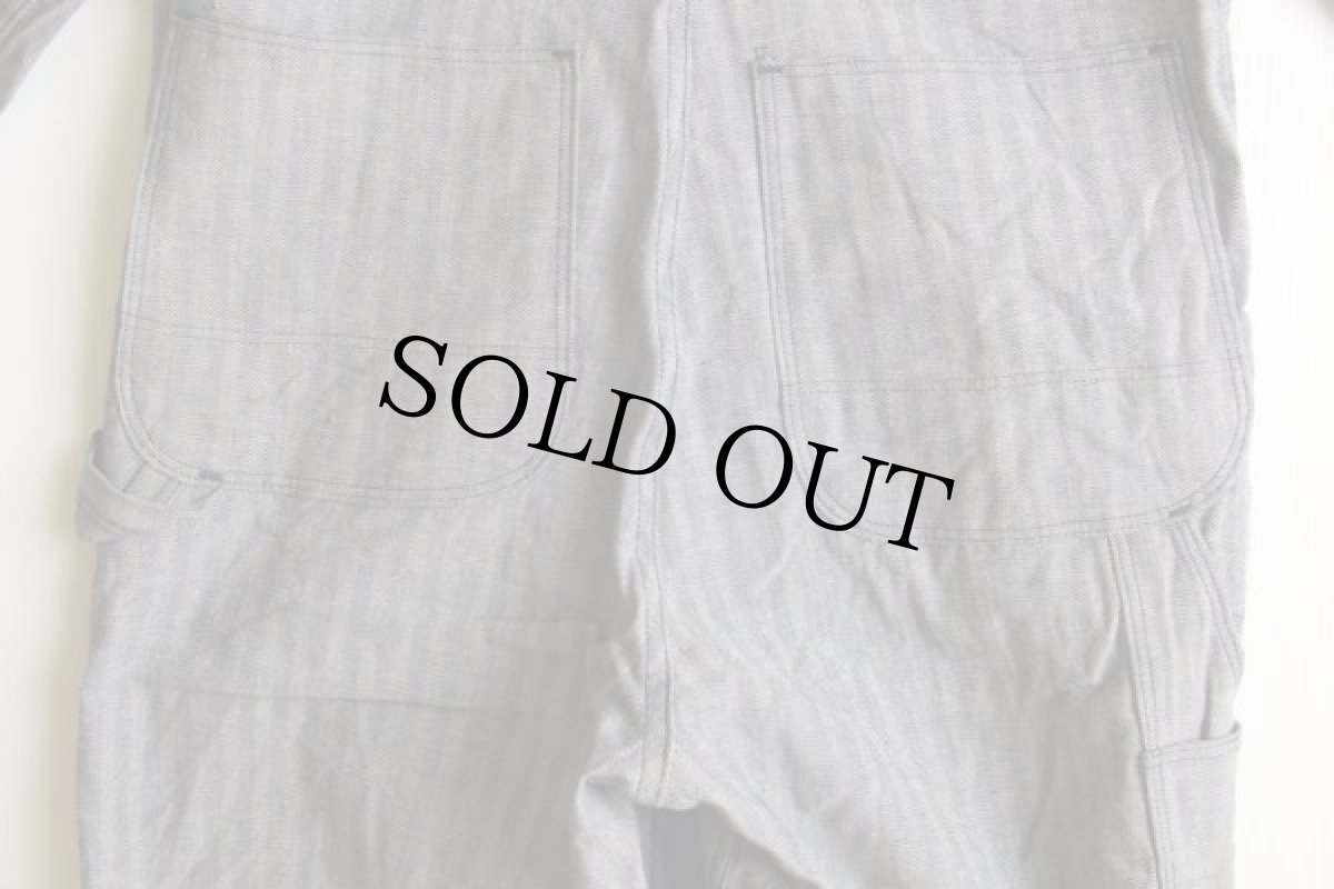 画像5: 70s USA製 BIG BEN by Wranglerラングラー HBT ヘリンボーンツイル オールインワン 40L★つなぎ (5)