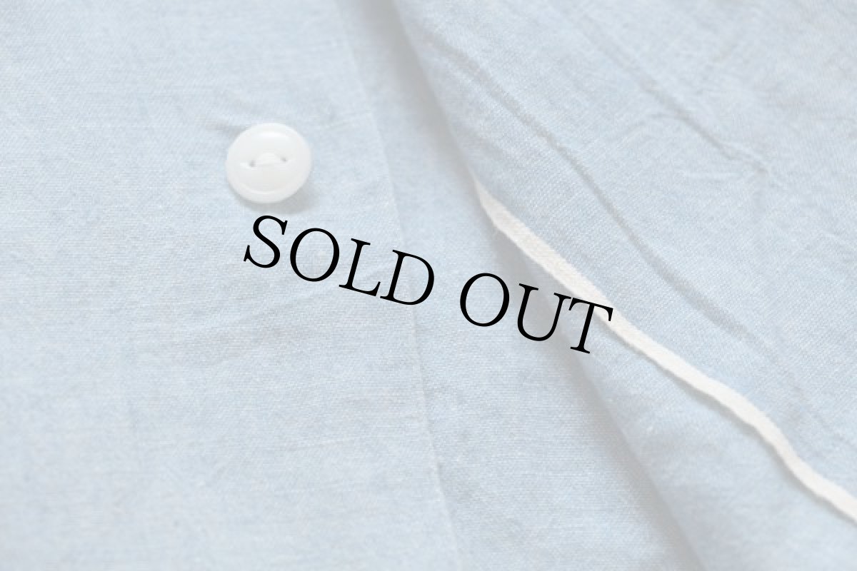 画像6: 50s PENNEY'S OX-HIDE マチ付き 半袖 コットン シャンブレーシャツ (6)