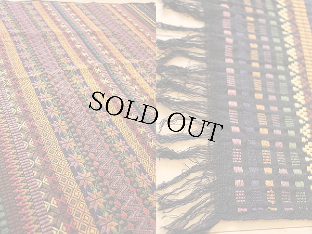 画像3: フォークロア柄 ラグ (3)