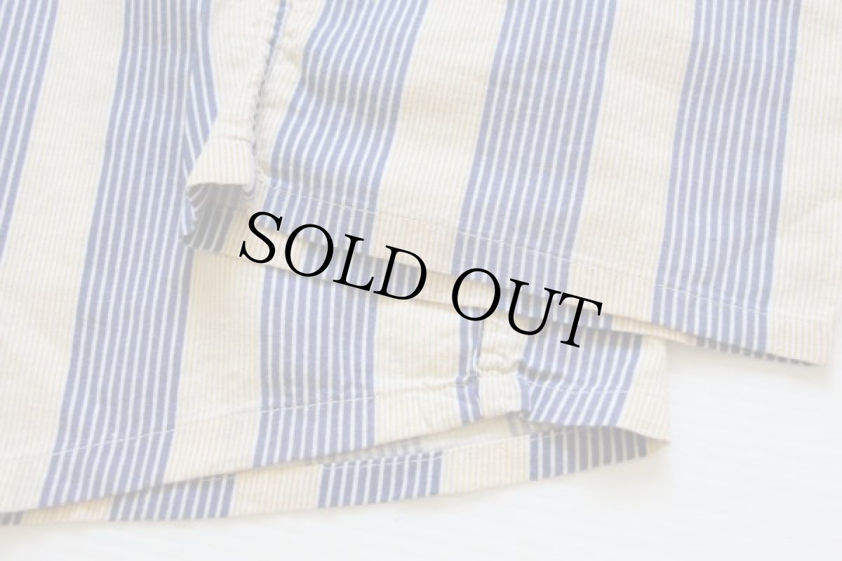 画像6: 40s MONTGOMERY WARD BRENT ストライプ コットン パジャマ シャツ&パンツ セット (6)