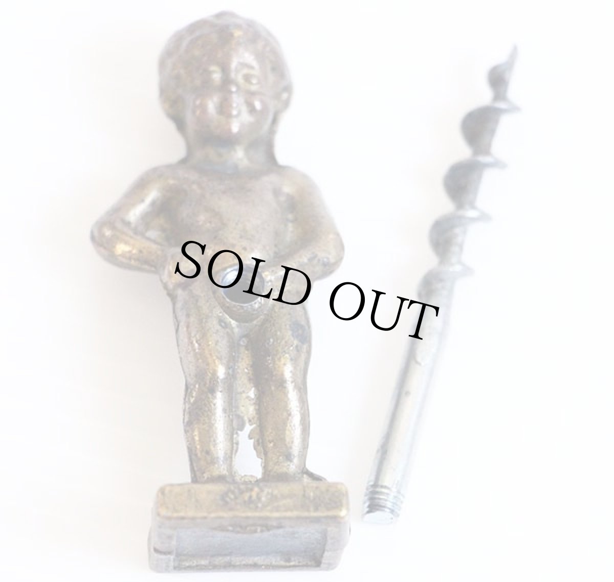 画像3: 小便小僧 ブラス ワインオープナー★コルクスクリュー (3)