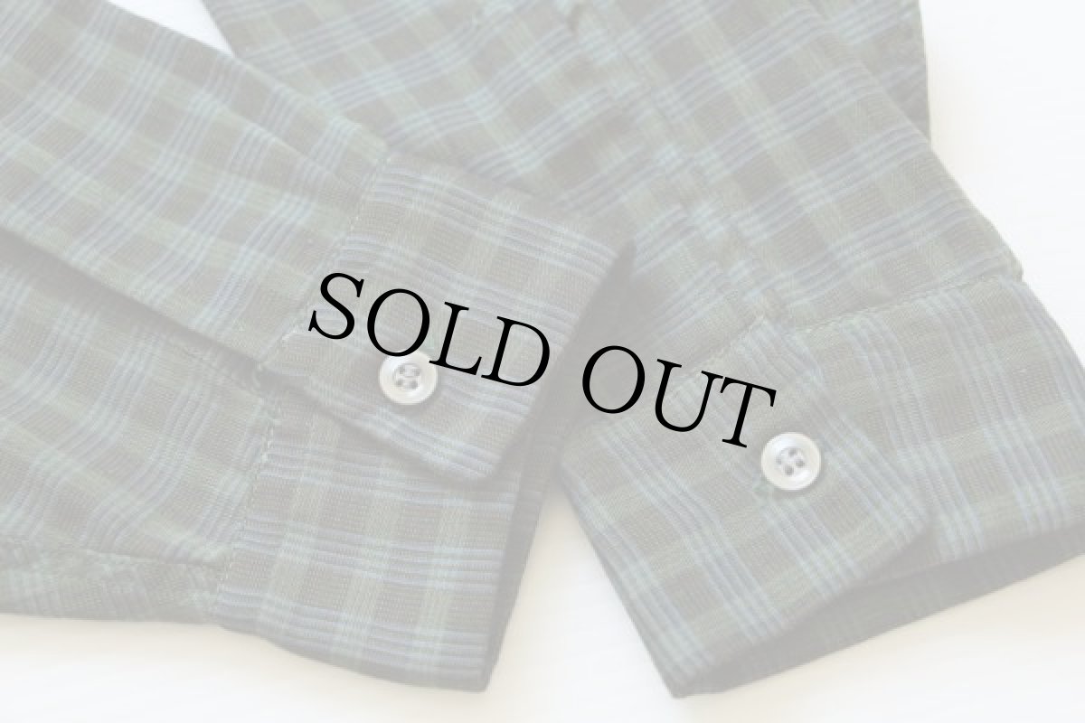 画像6: デッドストック★60s Manhattanマンハッタン チェック コットンシャツ S (6)