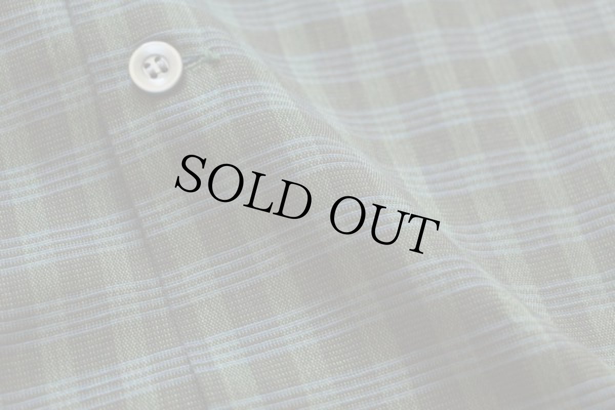 画像5: デッドストック★60s Manhattanマンハッタン チェック コットンシャツ S (5)