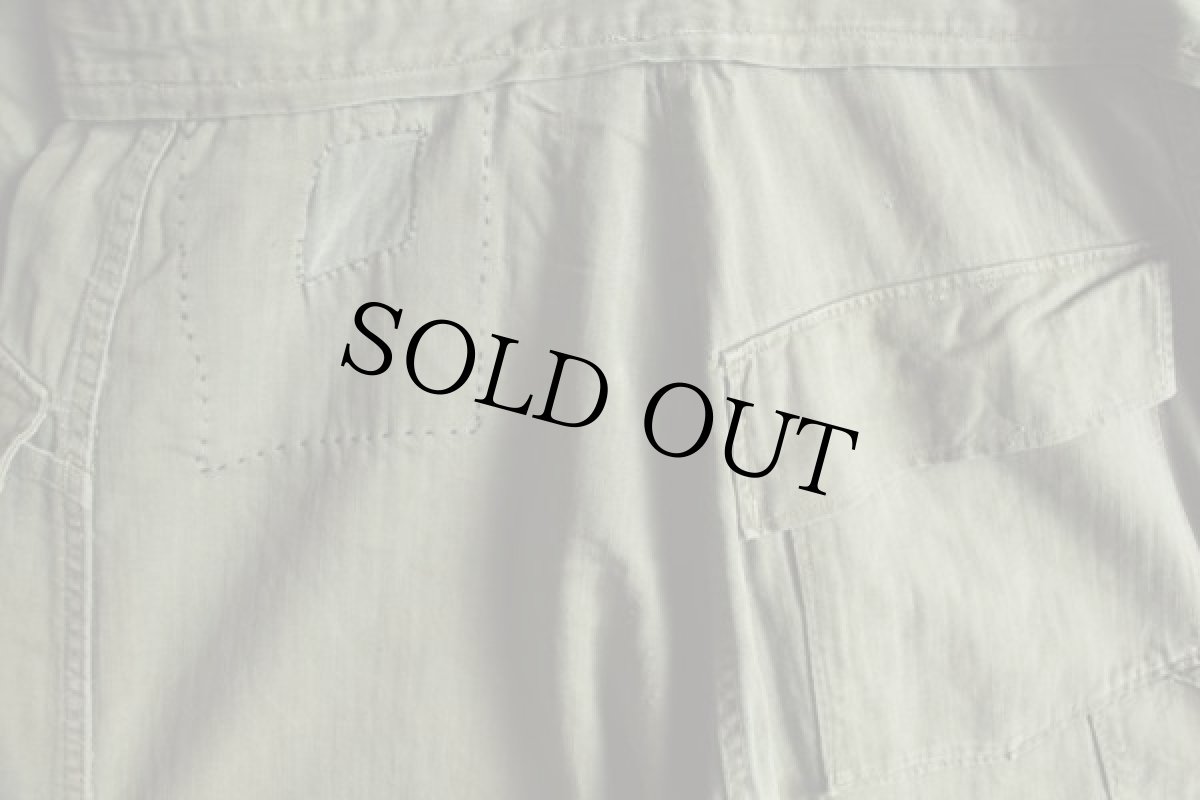 画像6: 40s 米軍 U.S.ARMY M-43 HBT ヘリンボーンツイル オールインワン リペア★つなぎ (6)