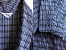 画像3: 60s Oxford Robes チェック コットンガウン L (3)